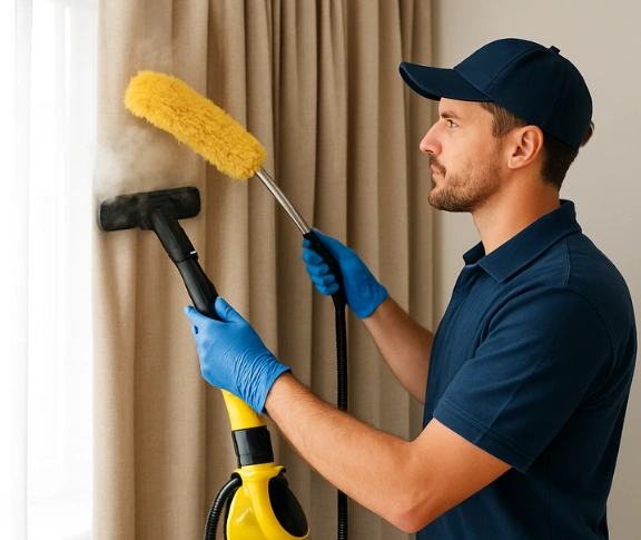 Trusted blind cleaning technician Matty Curtain Cleaning mortlake-nsw QLD